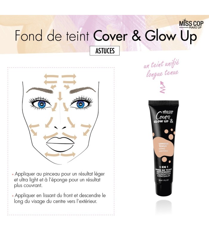 Podkladová báze a korektor - COVER & GLOW UP