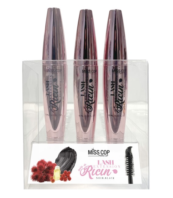 Prodlužující řasenka Noir Lash Extension s vitamínem A– HUILE DE RICIN